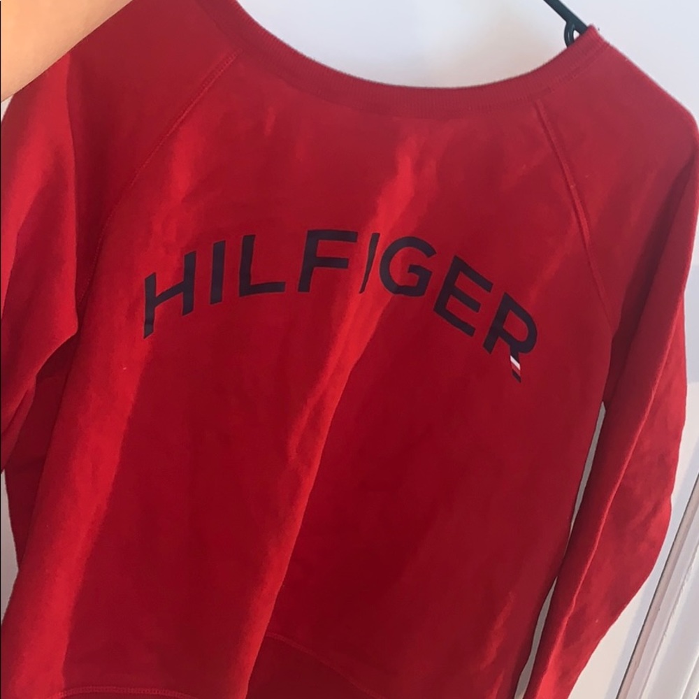 Tommy Hilfiger Red Crewneck